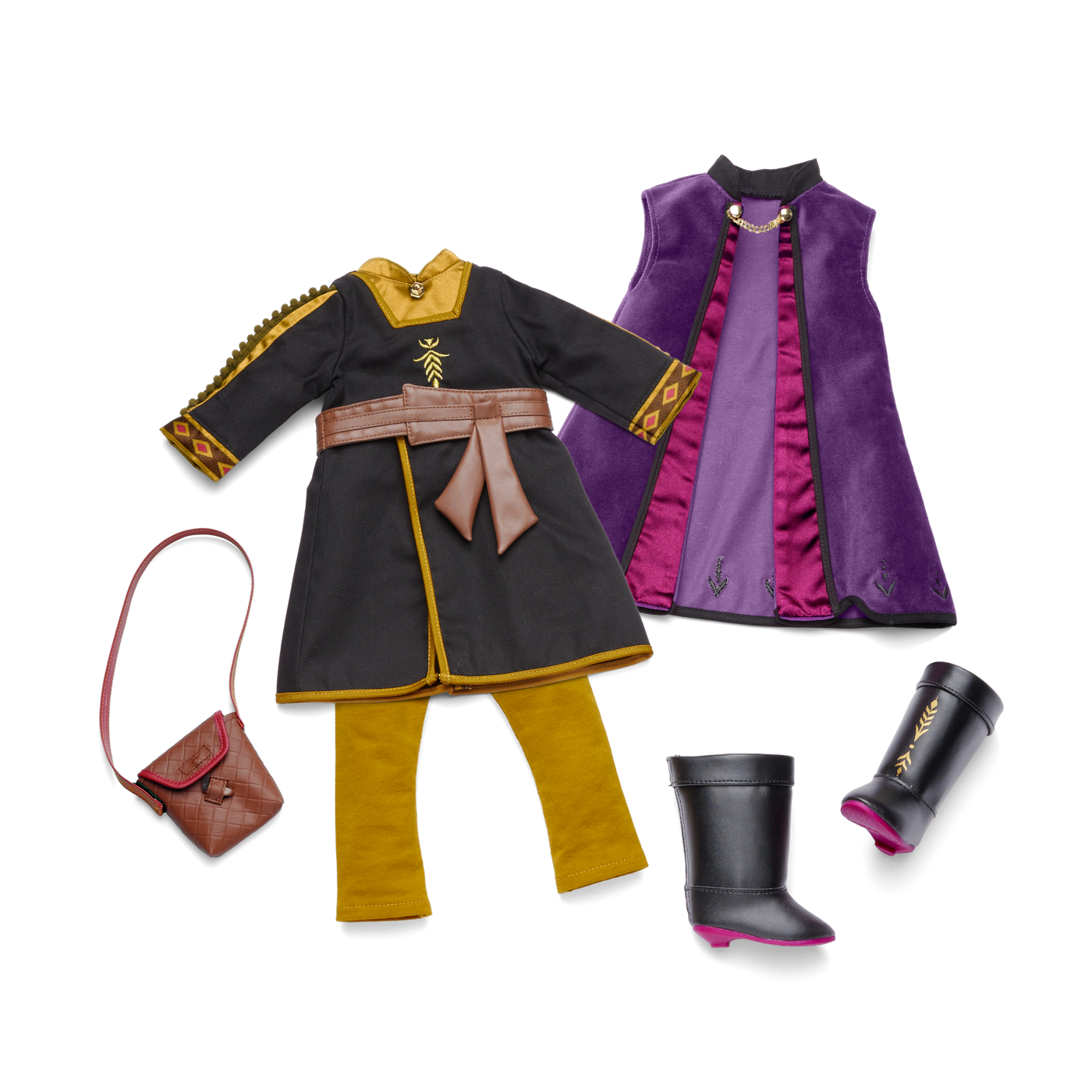 Disney Frozen Anna Adventure Outfit & Travel Bag for 18-inch Dolls by American Girl® Q2