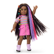 Long Hair Looks™ by Truly Me™ 18-inch Doll #135 & hair accessories D6