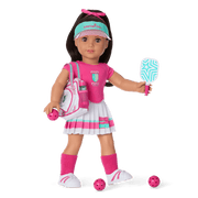 Raquel's™ Pickleball Bag & Paddle Set for 18-inch Dolls (Girl of the Year™ 2026) Z9