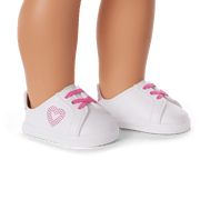 Pink Hearts Hoodie Dress for 18-inch Dolls V9