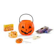 Witchy Webs Costume & Trick-or-Treat Set Bundle for 18-inch Dolls M3