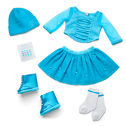 December Blue Brilliance Topaz Outfit for 18-inch Dolls O7