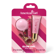 American Girl™ Lip Gloss Keychain Set for Girls M6
