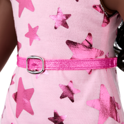 Glam Pink Cowgirl Outfit for 18-inch Dolls Q6