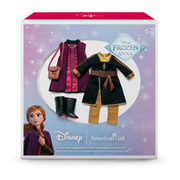 Disney Frozen Anna Adventure Outfit & Travel Bag for 18-inch Dolls by American Girl® Q2