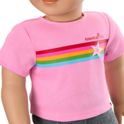 Truly Me™ 18-inch Doll #104 with straight caramel hair Q4