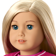 Truly Me™ 18-inch Doll #100 with straight layered blonde hair K1