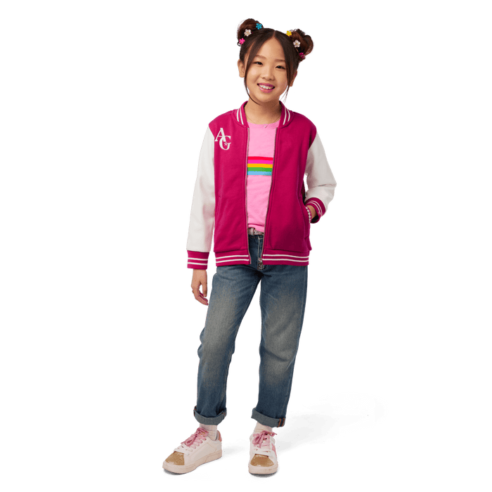 AG™ Star Squad Varsity Jacket for Girls U8