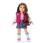 Truly Me™ 18-inch Doll #126 with wavy brown hair M1