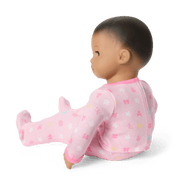 Bitty Baby® Doll #5 with dark-brown hair in Pastel Pink Z4