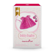 Pink Party-Ready Dress for Bitty Baby® Dolls K5
