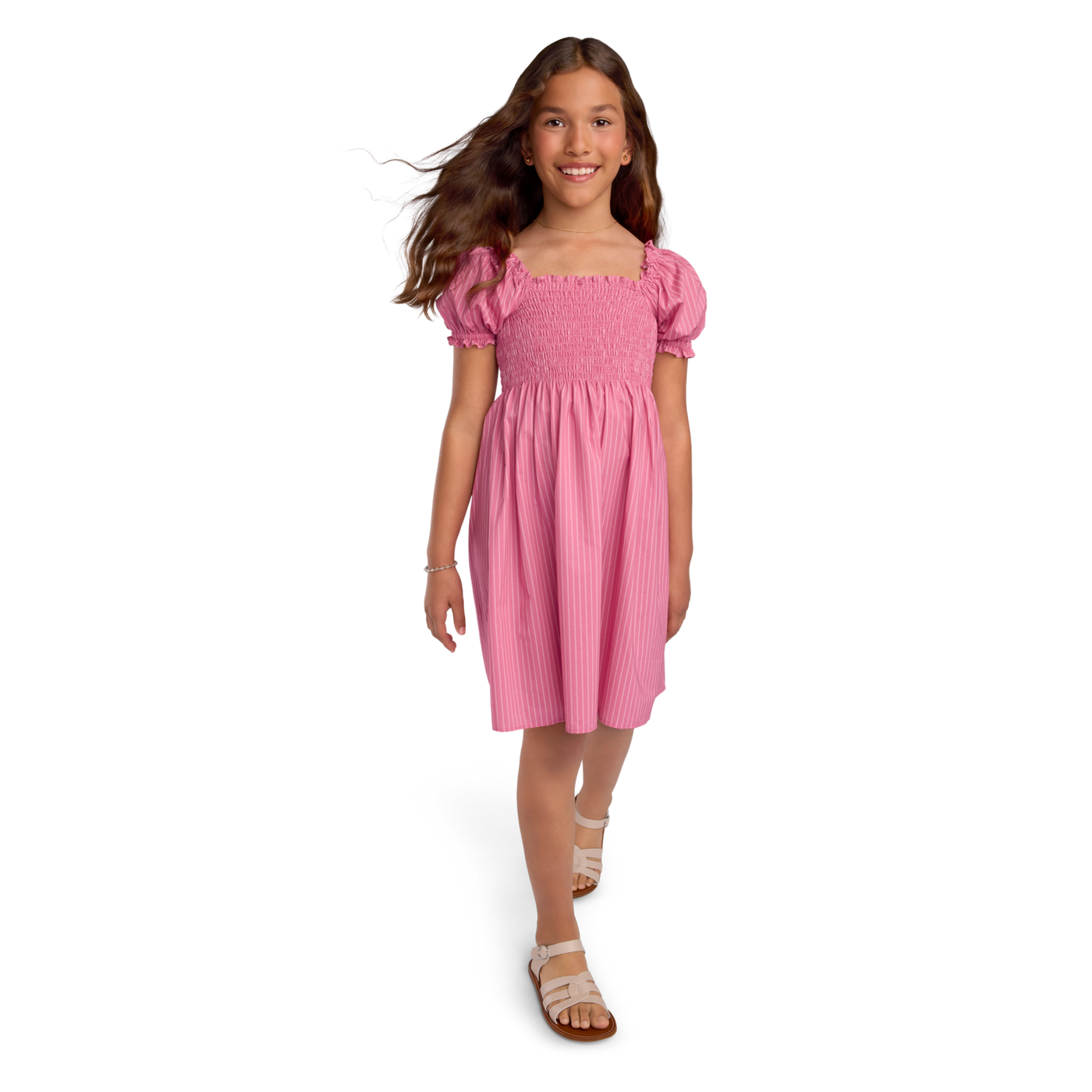 American Girl® x Hill House Home Tiny Athena Nap Dress for Girls (Addy™ Print) U4