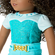 March Aquamarine Dream Outfit for 18-inch Dolls K7