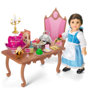 Disney Princess Belle Enchanted Castle Dining Set & Friends for 18-inch Dolls by American Girl® T1