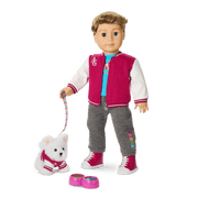 Truly Me™ 18-inch Doll #104 with straight caramel hair S0