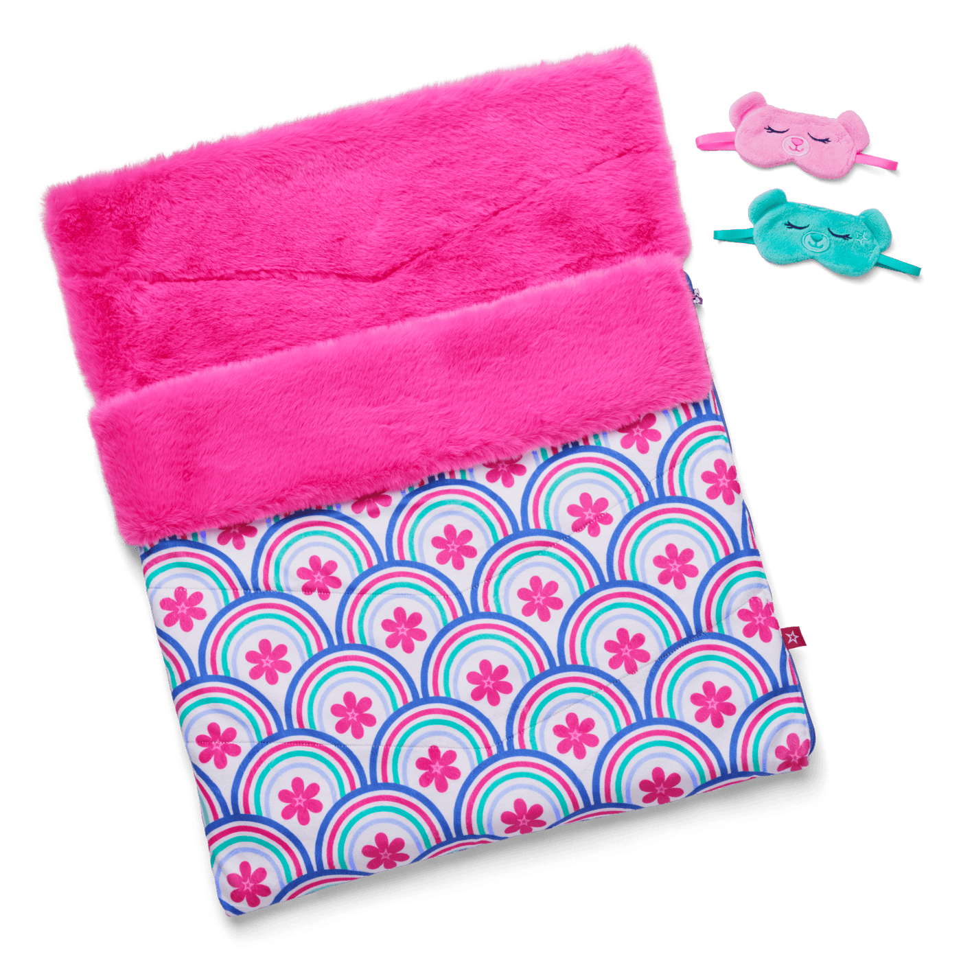 Best Sleepover Ever! Sleeping Bag Set for Two 18-inch Dolls T4
