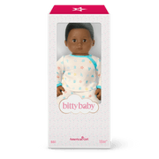Bitty Baby® Doll #1 with black hair in Pastel Blue E6