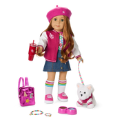 Truly Me™ 18-inch Doll #103 with wavy red hair Q9