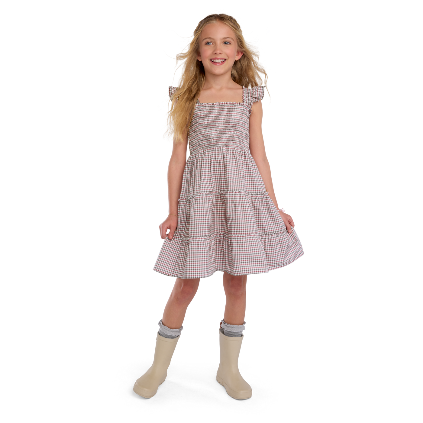 American Girl® x Hill House Home Tiny Ellie Nap Dress for Girls (Samantha™ Print) L4