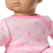 Bitty Baby® Doll #5 with dark-brown hair in Pastel Pink Z4