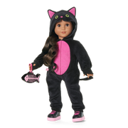 Claws & Cuddles Cat Costume for 18-inch Dolls E5