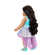 Glam Shimmering Ocean Outfit for 18-inch Dolls C8