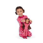 American Girl® x Hanna Andersson Berry Bright Stars Pajamas for 14.5-inch Dolls K3