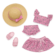 Raquel's™ Beach Outfit for 18-inch Dolls (Girl of the Year™ 2026) E6