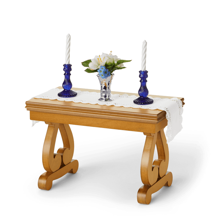 Rebecca’s™ Parlor Table for 18-inch Dolls (Historical Characters) F6