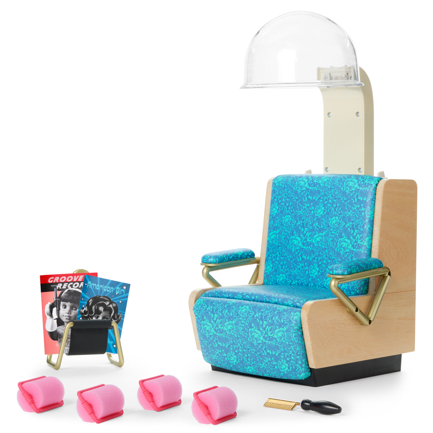 Melody’s™ Salon Chair & Accessories for 18-inch Dolls (Historical Characters) M0