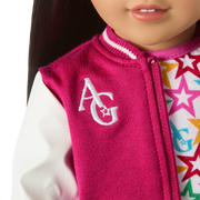 Truly Me™ 18-inch Doll #124 with straight black-brown hair N0