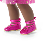 Pink Party-Ready Dress for 18-inch Dolls Q3