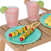 Raquel's™ Beach Chairs & Barbecue Set for 18-inch Dolls (Girl of the Year™ 2026) K7