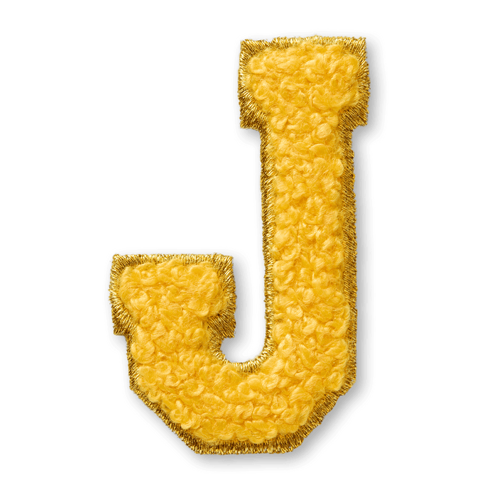 AG™ Letter J Stick-On Patch F2
