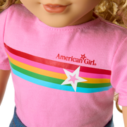 Truly Me™ 18-inch Doll #115 with curly blonde hair A1
