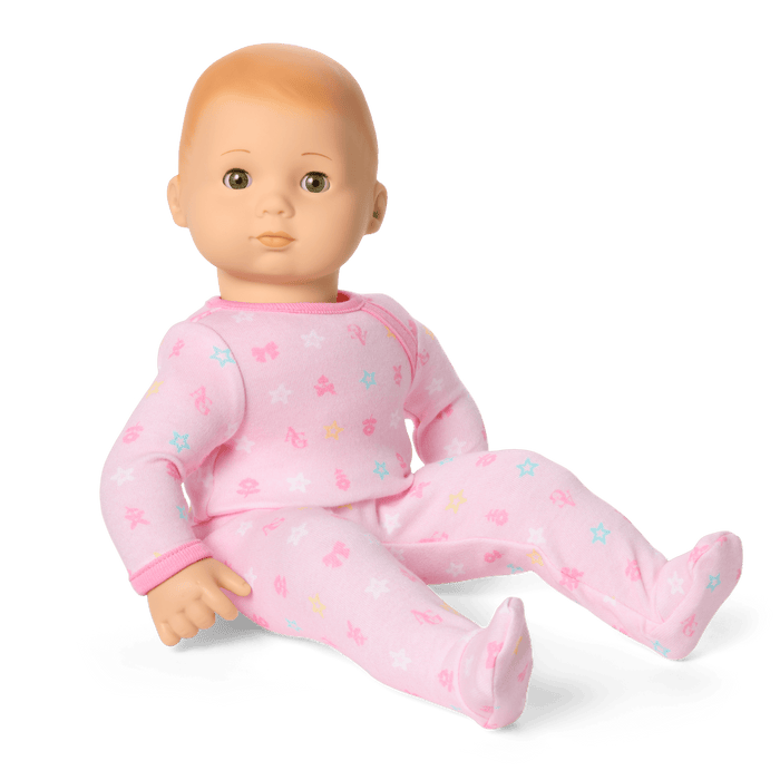 Bitty Baby® Doll #6 with red hair in Pastel Pink E2