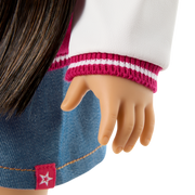Truly Me™ 18-inch Doll #130 with straight black-brown hair H1