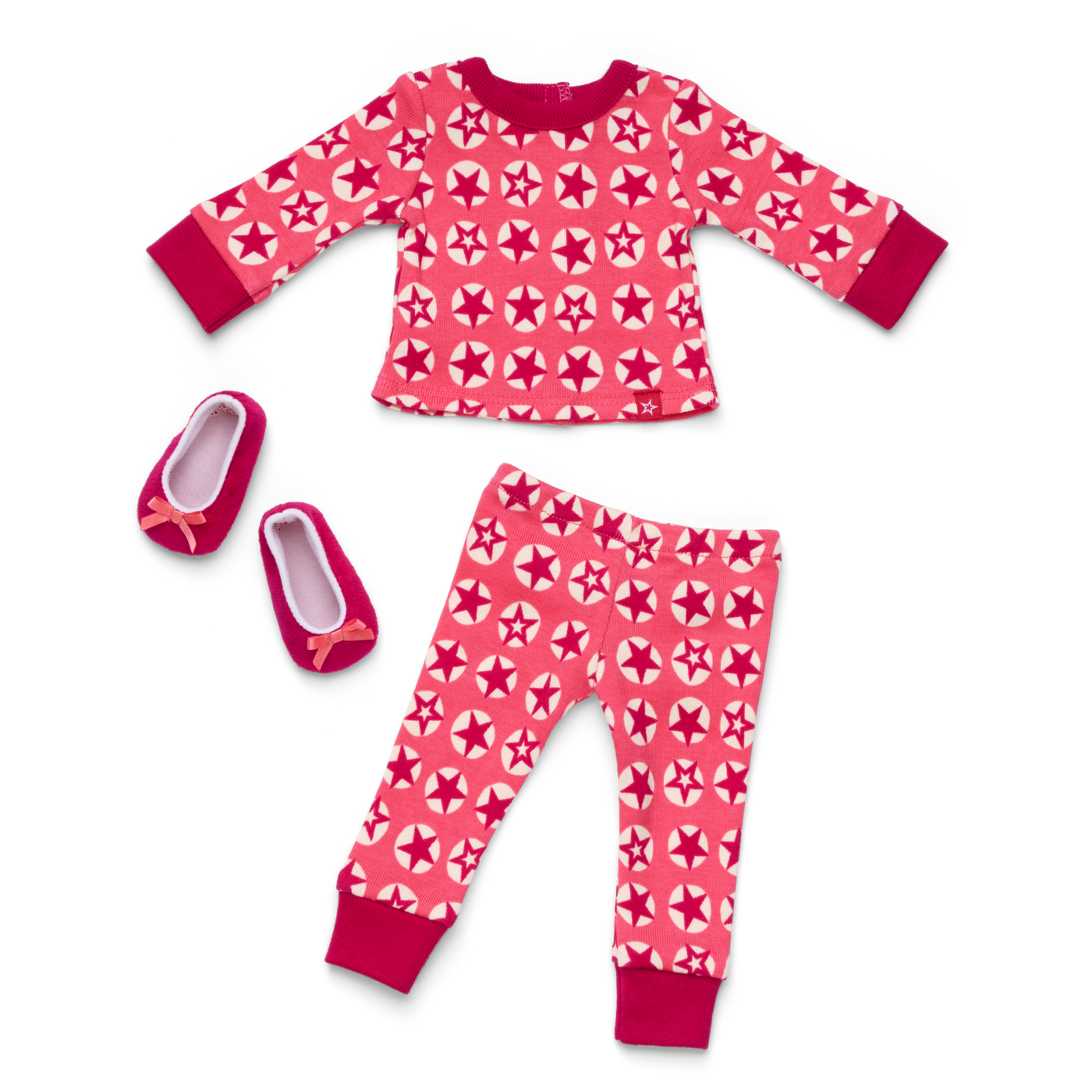 American Girl® x Hanna Andersson Berry Bright Stars Pajamas for 18-inch Dolls K8