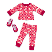 American Girl® x Hanna Andersson Berry Bright Stars Pajamas for 18-inch Dolls K8