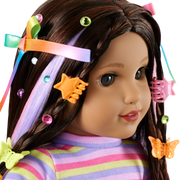 Long Hair Looks™ by Truly Me™ 18-inch Doll #134 & hair accessories R6