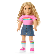 Truly Me™ 18-inch Doll #115 with curly blonde hair A1