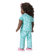 Flower Fun PJs for 18-inch Dolls O0