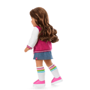 Truly Me™ 18-inch Doll #117 with wavy dark-brown hair R8