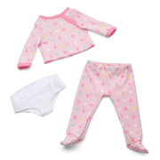 Bitty Baby® Doll #3 with blonde hair in Pastel Pink D9