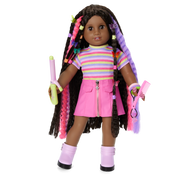 Long Hair Looks™ by Truly Me™ 18-inch Doll #135 & hair accessories D6