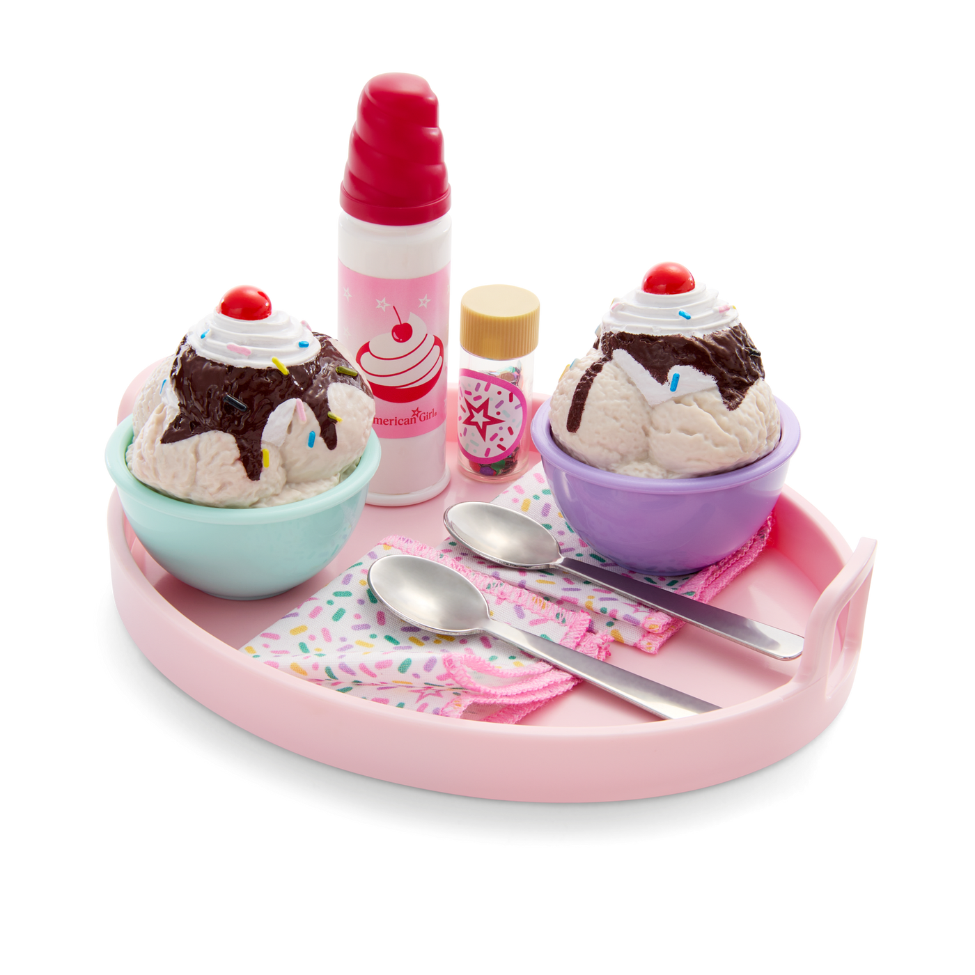 Sundaes for Two Set for 18-inch Dolls W9
