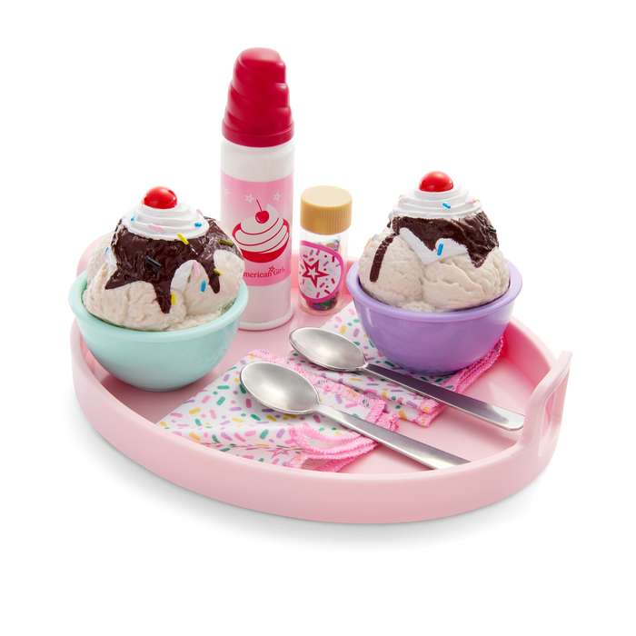 Sundaes for Two Set for 18-inch Dolls Y7