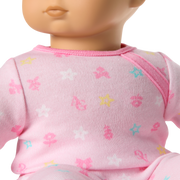 Bitty Baby® Doll #4 with black hair in Pastel Pink C2