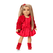 July Ruby Beauty Outfit for 18-inch Dolls O1