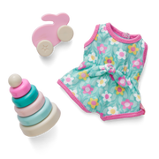 Little Bitty Baby™ Flower Romper & Play Set for 7.75-inch Dolls M9